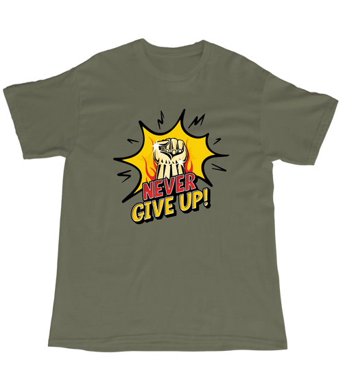 Never give up