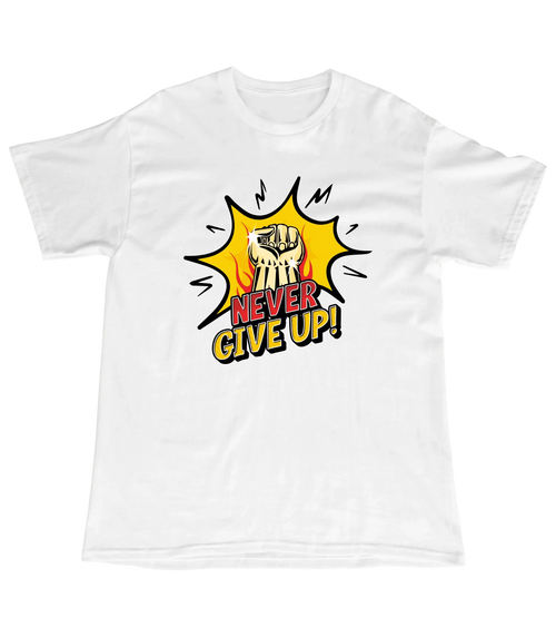 Never give up