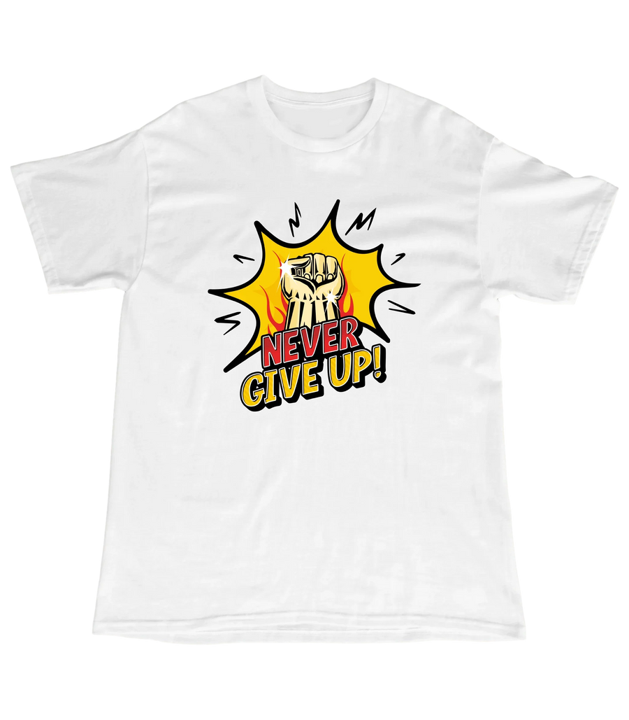 Never give up